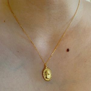 Victorian Style Cameo Necklace